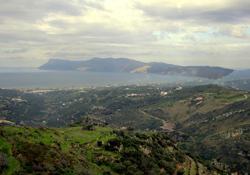 Crete walks: View overPolyrinia