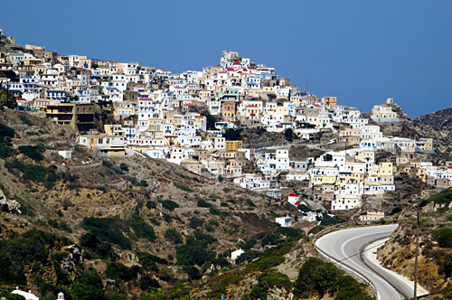 Wandern auf der Insel Karpathos: Das Dorf Olympos