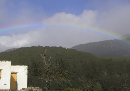 Randonnées en Crète: Arc en ciel à Agios Ioannis