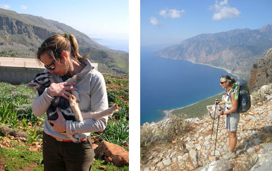 Ranonnées en Crète: Votre accompagnatrice diplômée «moyenne montagne»: Anne Deckel