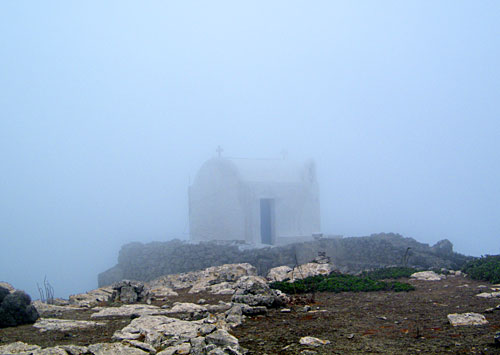 Randonnées sur l'île de Karpathos: Chapelle du prophète Elias